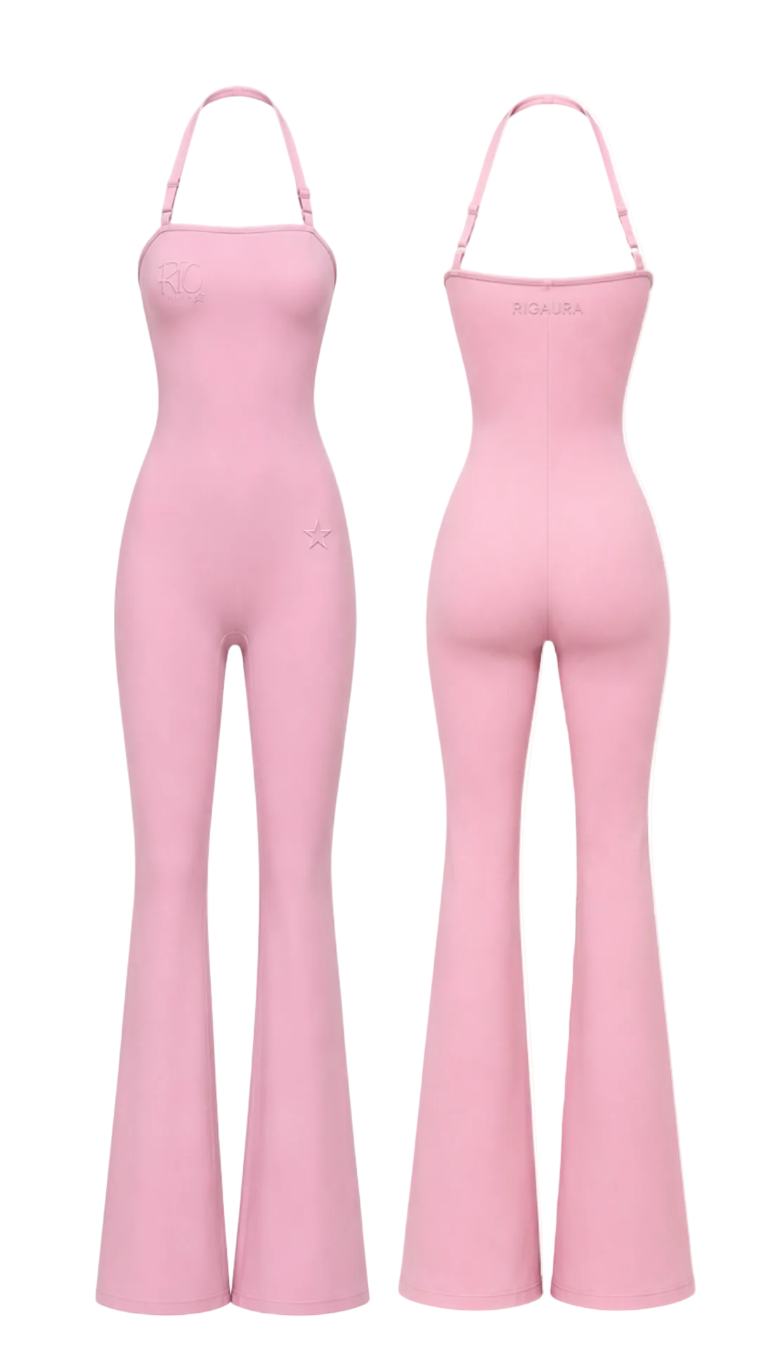 PINK BLUSH AURA SCULPT JUMPSUIT