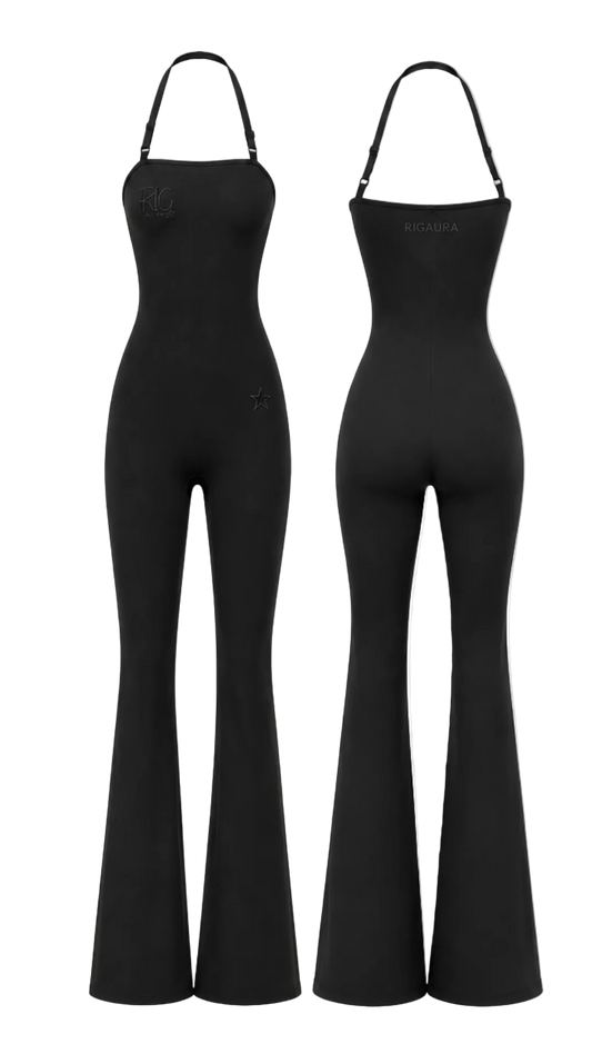 EMO BLACK AURA SCULPT JUMPSUIT